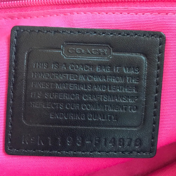 Black & Gray Coach Bag - Picture 6 of 6